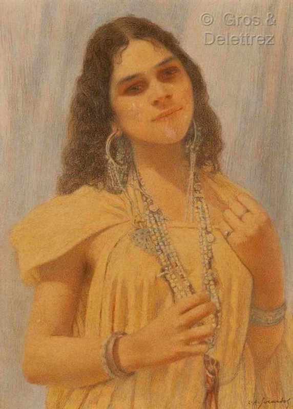 Giovane berbero con gioielli
